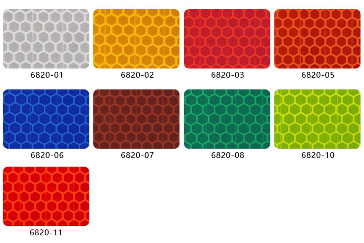 YEAGOOD YM6820 colour chart — standard colours on white
