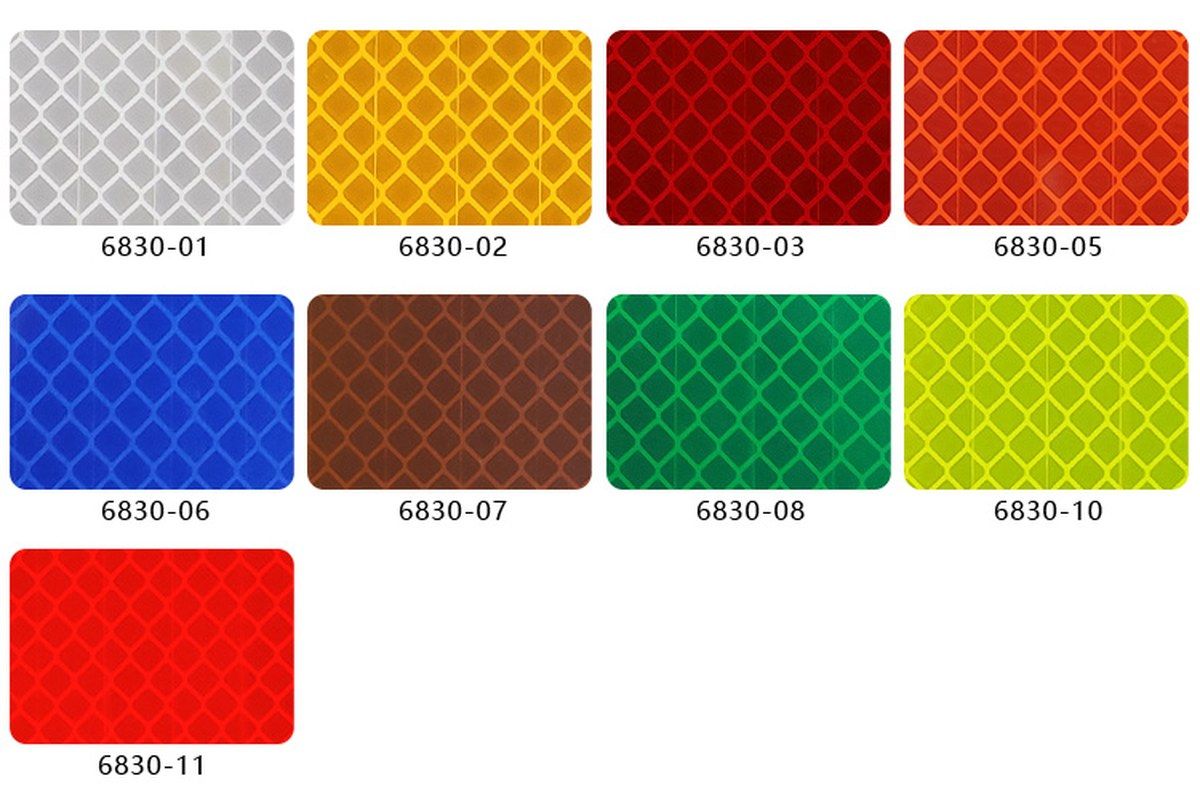 YEAGOOD YM6830 colour chart — standard colours on white