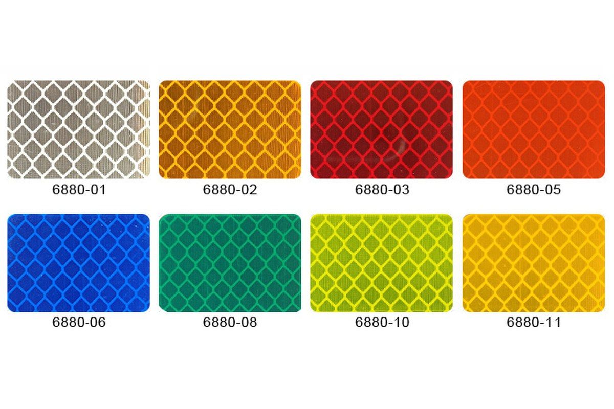 YEAGOOD YM6880 colour chart — standard colours on white