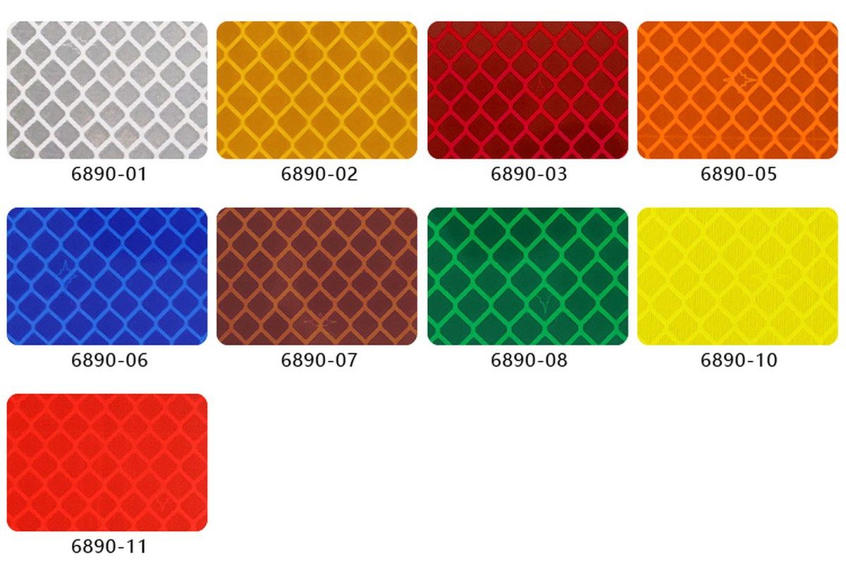 YEAGOOD YM6890 colour chart — standard colours on white